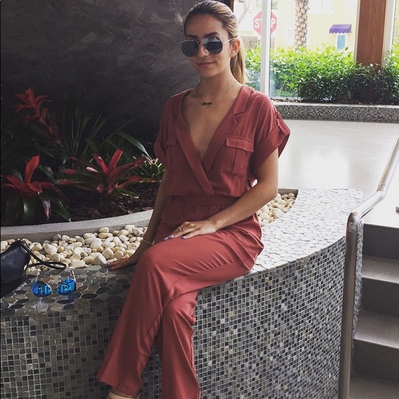 Forever 21 Pants - F21 Contemporary Mauve Jumpsuit